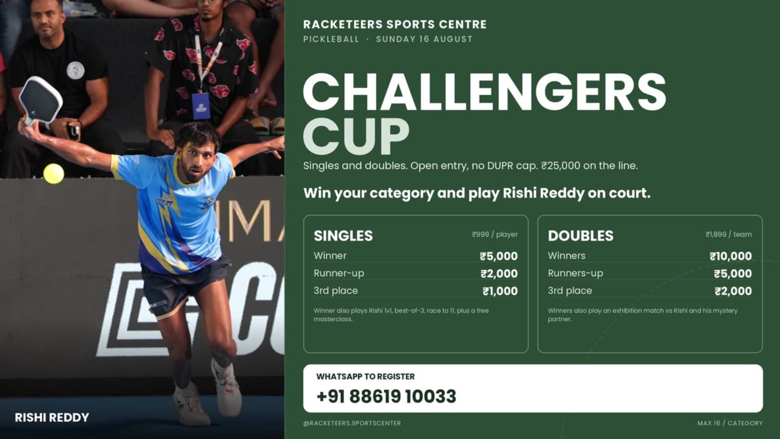 The Challengers Cup - SINGLES