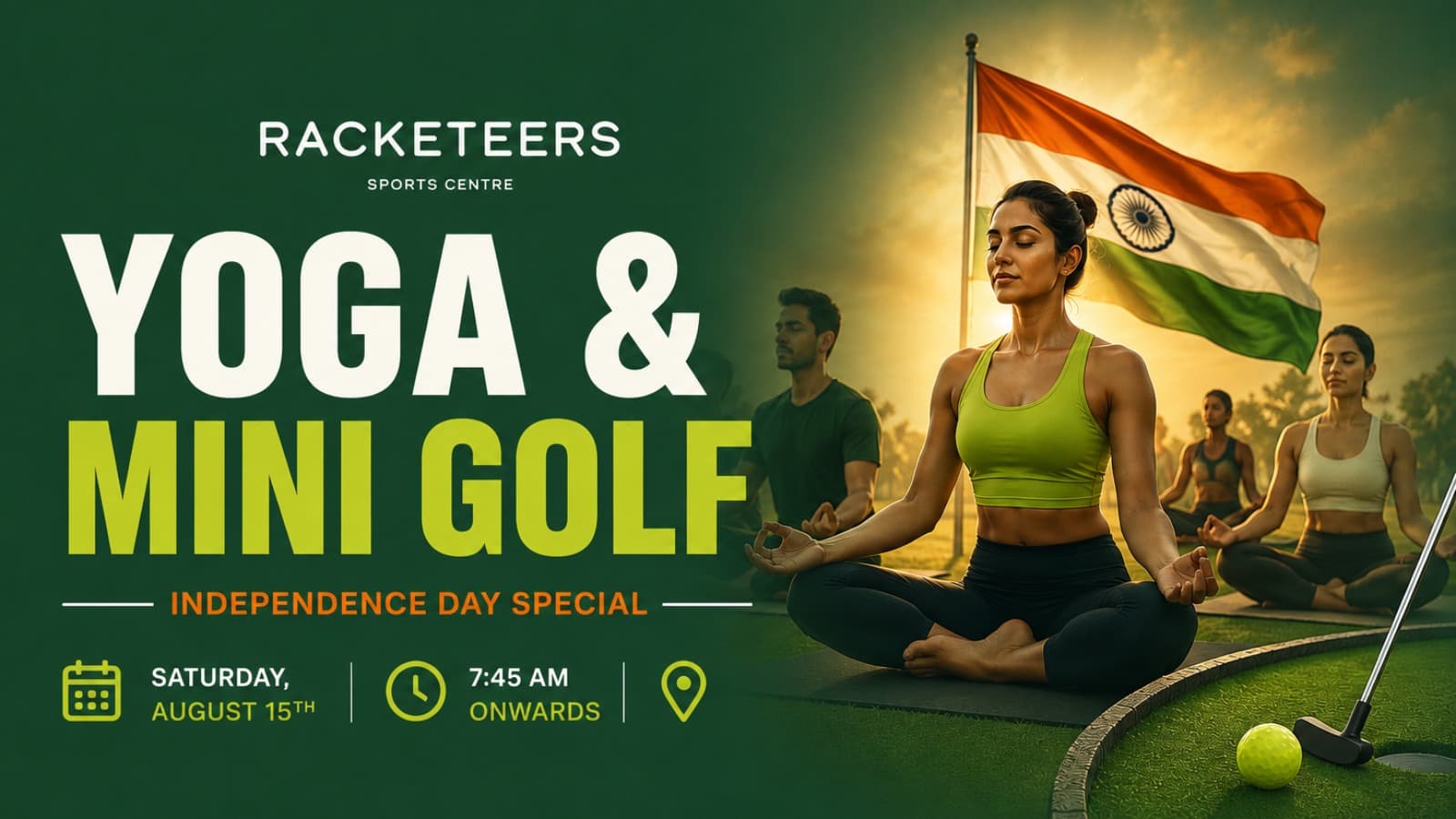 Yoga x Mini Golf (Independence Day Special)