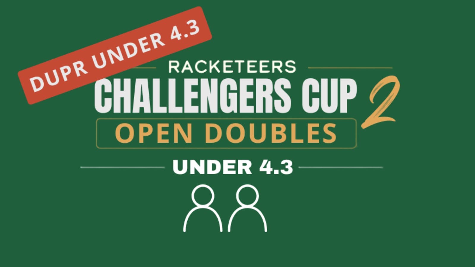 The Challengers CUP - Open Intermediate Doubles Under 4.3